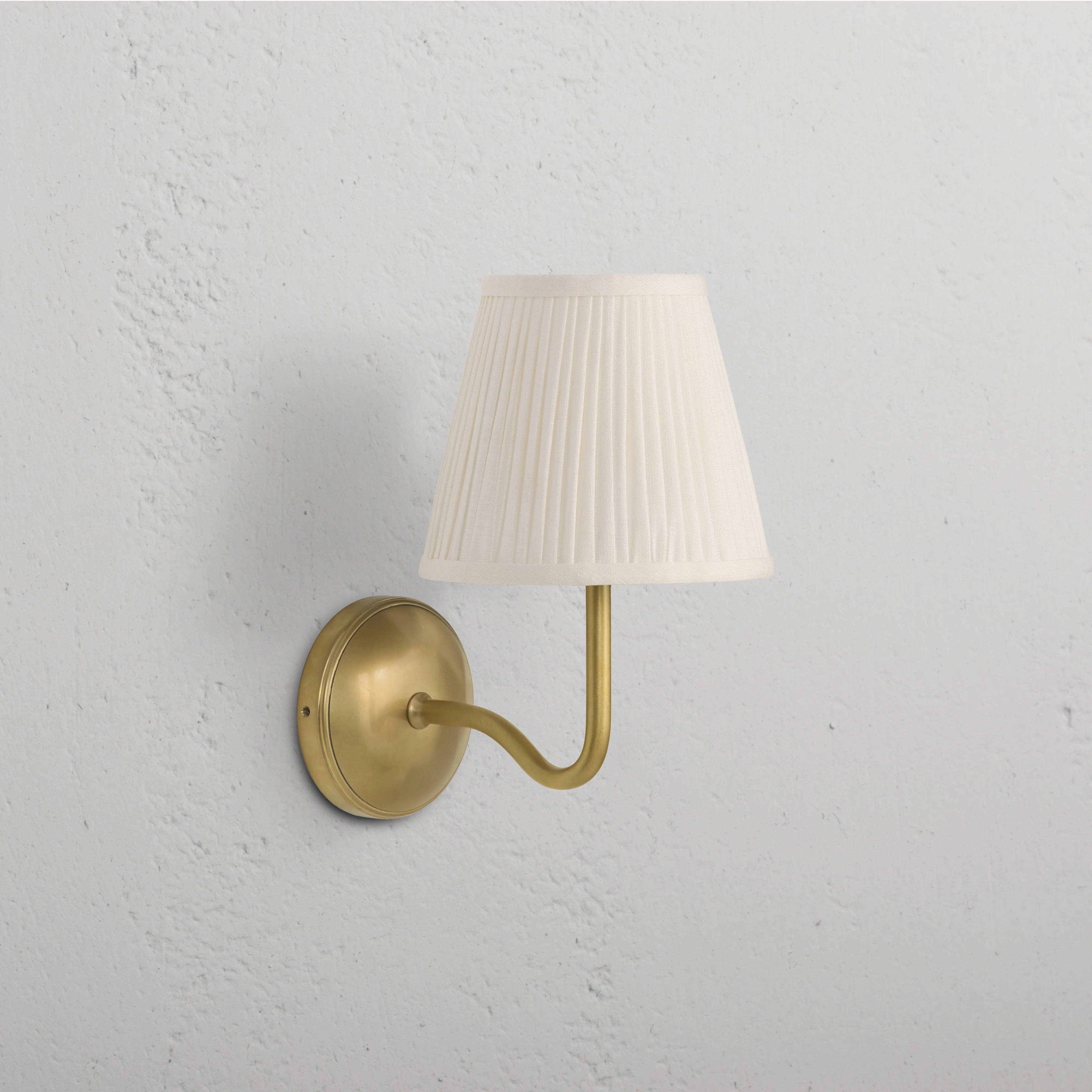 Antique brass wall lights